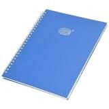 FIS Ruled Manuscript/Register Book with side spiral binding, A4, 2QR - 96 sheets, Blue