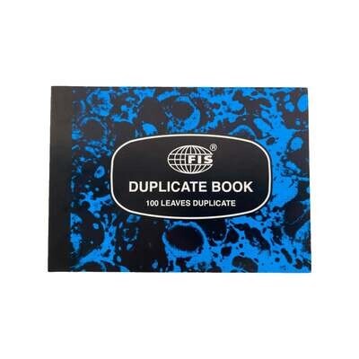 FIS Duplicate Book A6, line ruled, numbered with index, 100 sets