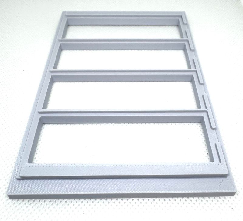 Low Profile Slide Holder - 4 (ASA - UV / Heat Resistant)