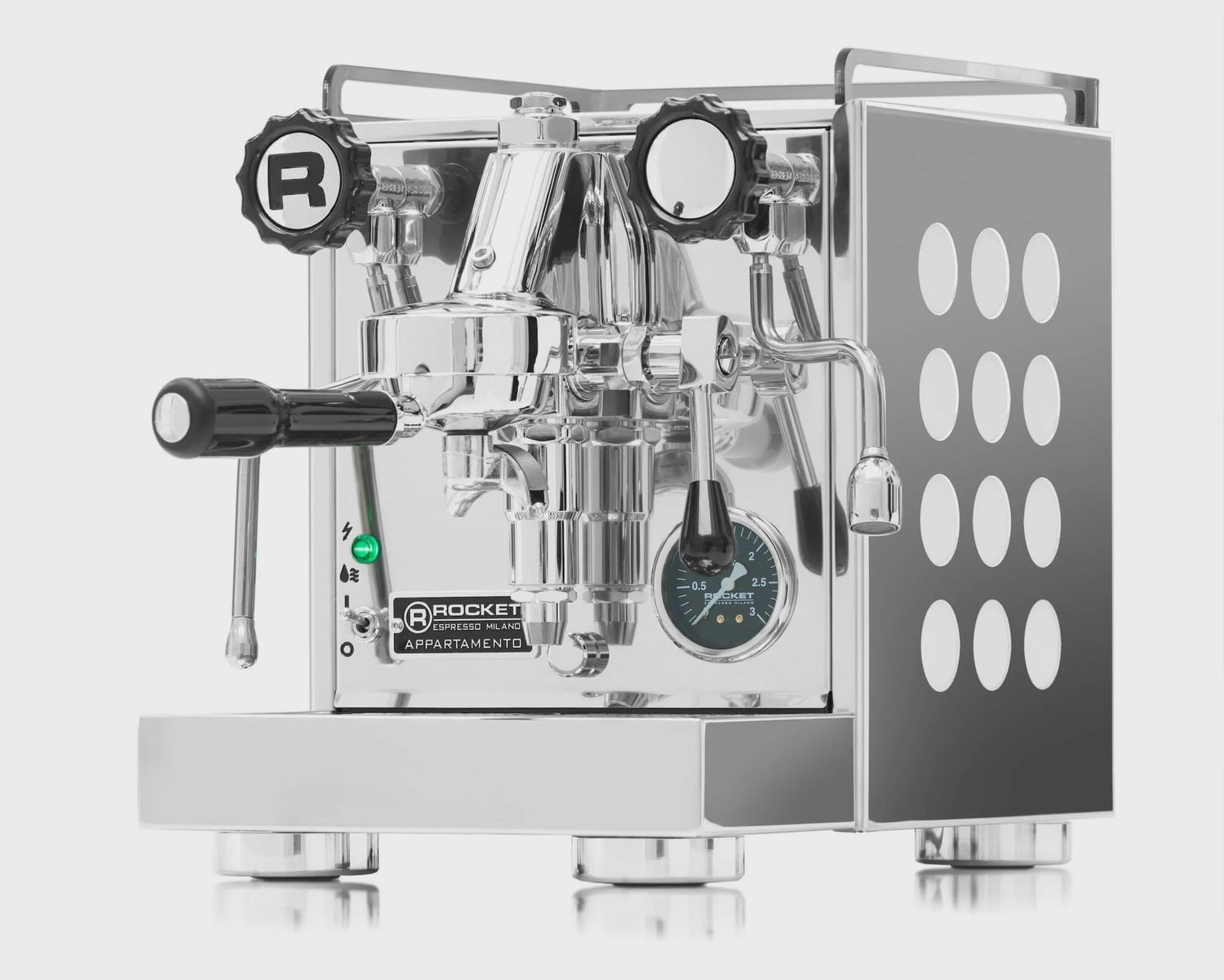 Rocket Appartamento, Kleur: Inox Wit