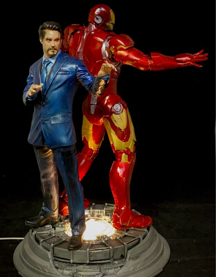 Tony Stark / Iron Man Diorama 1:6 Scale Statue