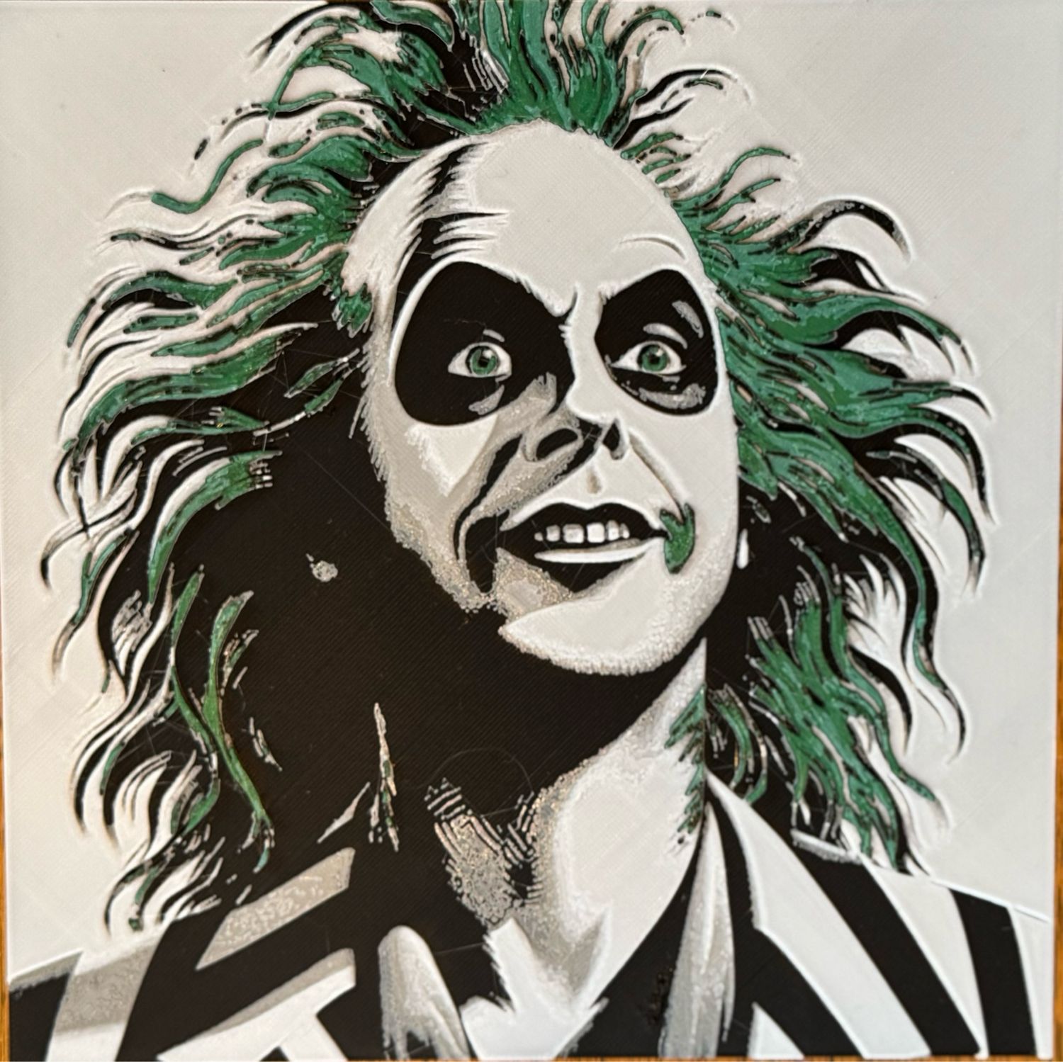 Beetlejuice 3dPrinted FanArt Tile