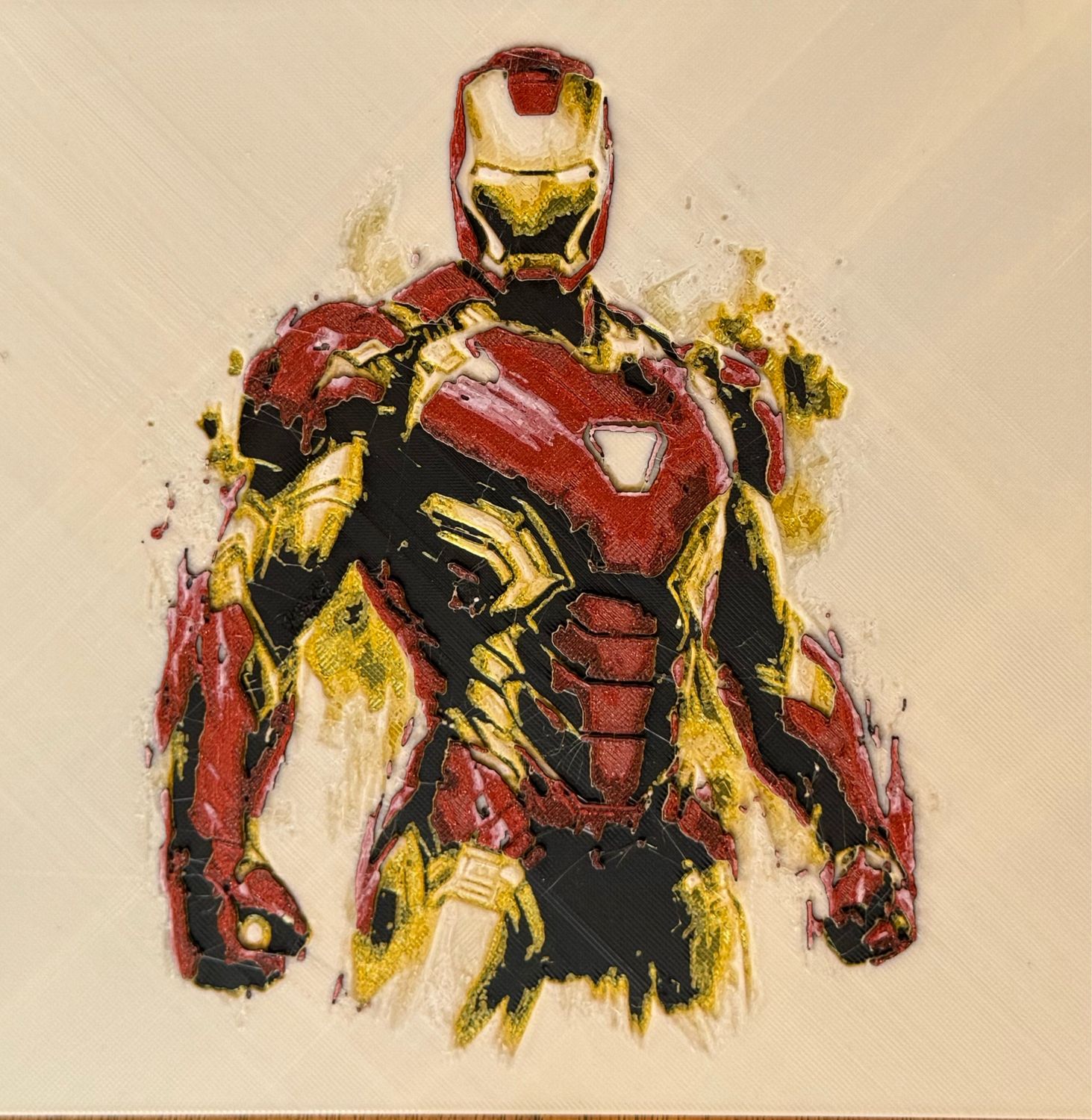 Iron Man 3dPrinted FanArt Tile