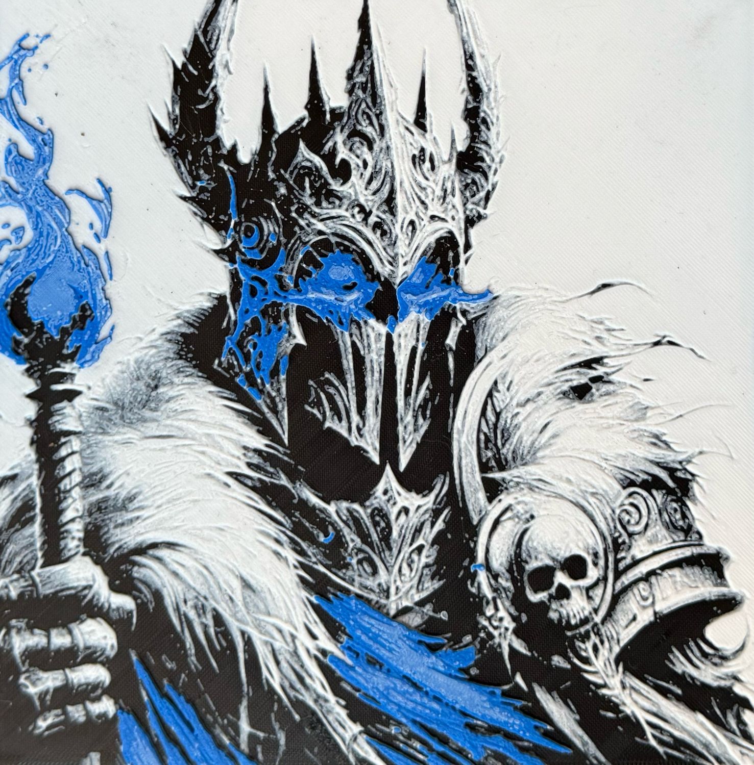 Lich King 3dPrinted FanArt Tile