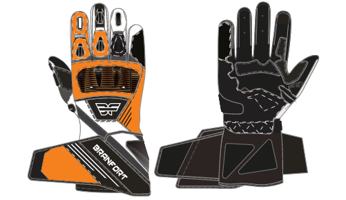 Branfort Leather Motorcycle Gloves