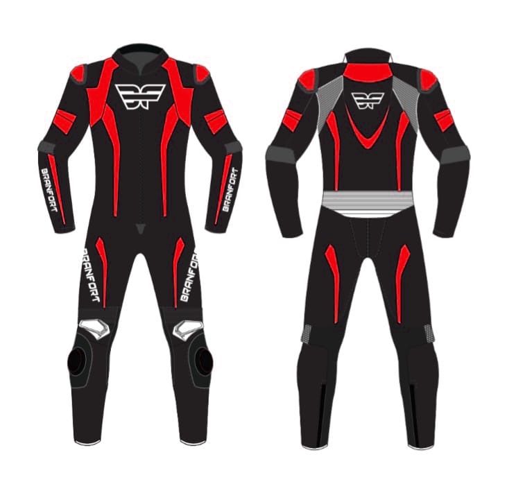 Branfort Leather Motorcycle Suit with Custom Design