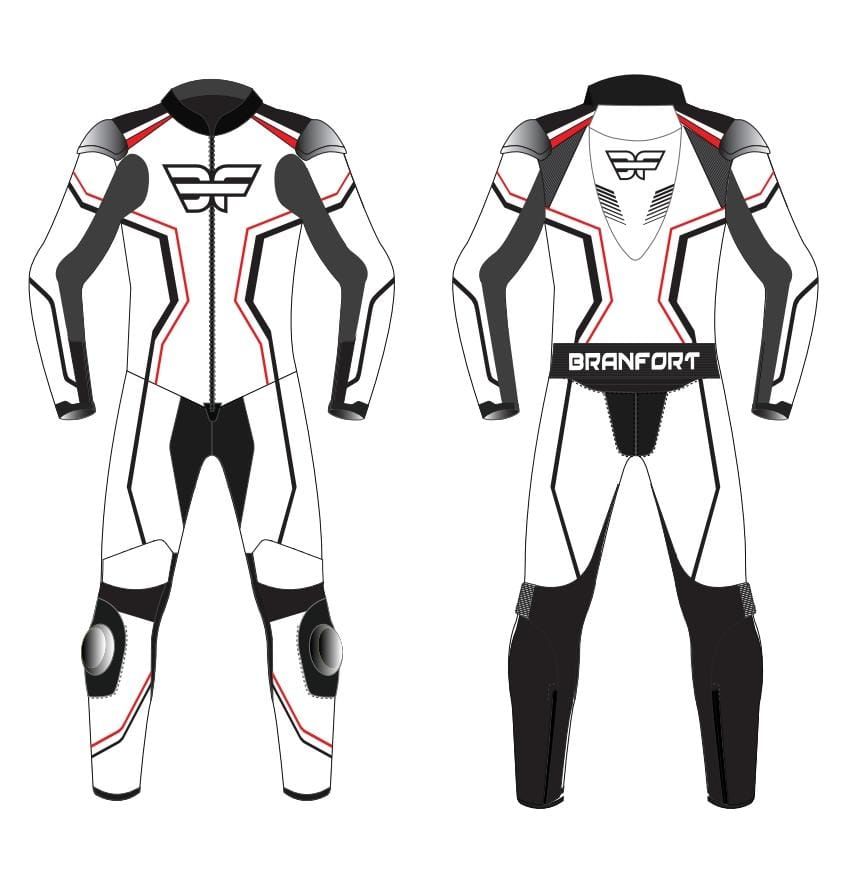 Branfort Leather Motorcycle Suit with Custom Design