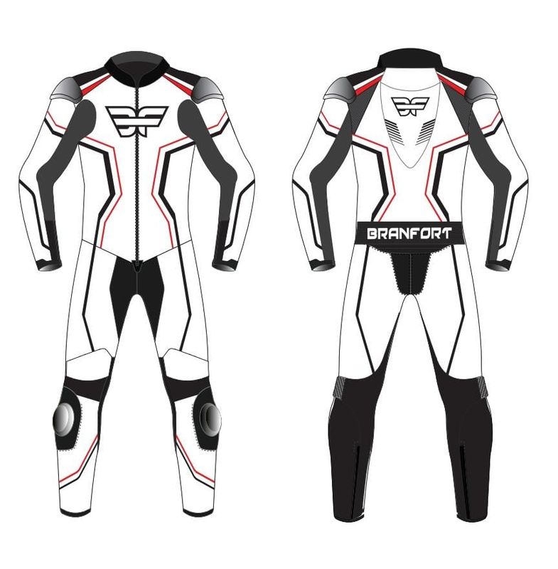 Branfort Leather Motorcycle Suit with Custom Design