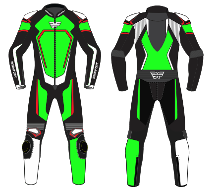 Branfort Leather Motorcycle Suit with Custom Design