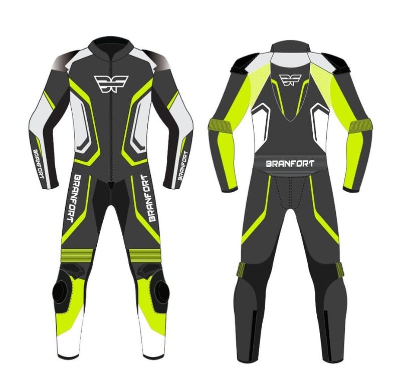 Branfort Leather Motorcycle Suit with Custom Design