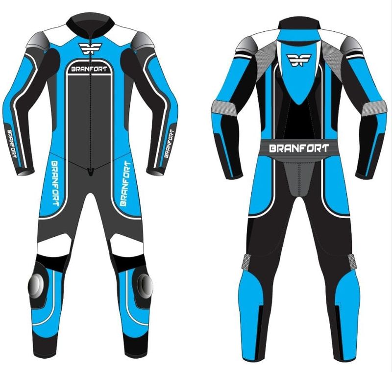 Branfort Leather Motorcycle Suit with Custom Design