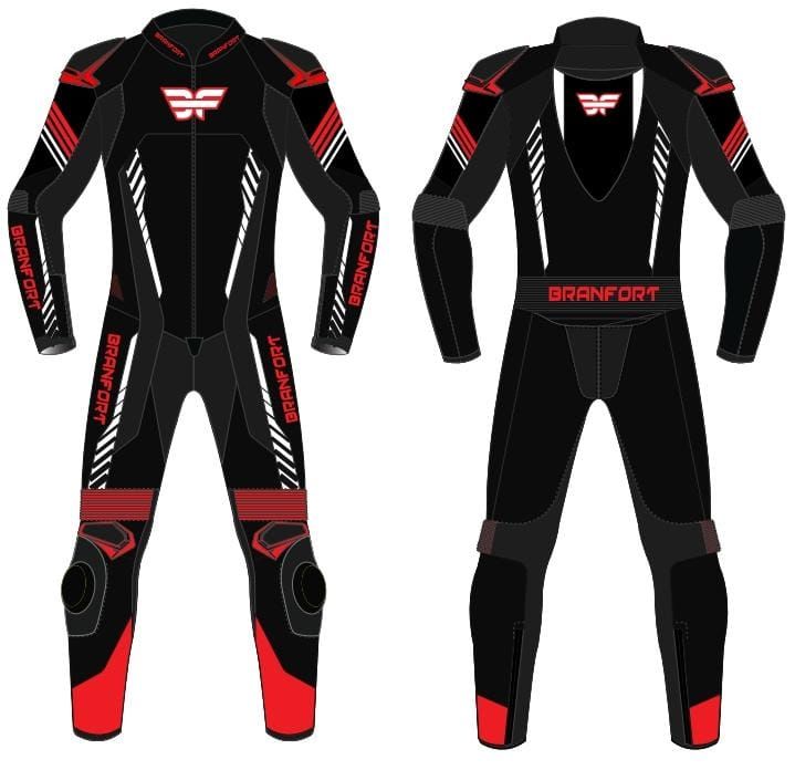 Branfort Leather Motorcycle Suit with Custom Design