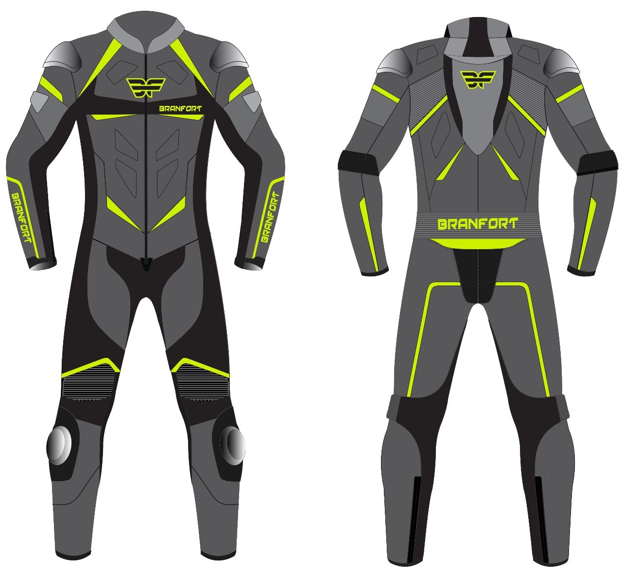 Branfort Leather Motorcycle Suit with Custom Design