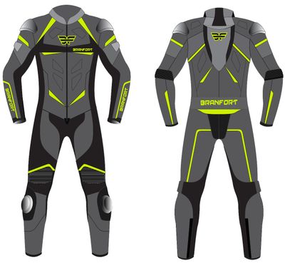 Branfort Leather Motorcycle Suit with Custom Design