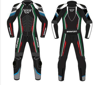 Branfort Leather Motorcycle Suit with Custom Design