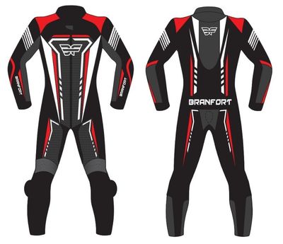Branfort Leather Motorcycle Suit with Custom Design