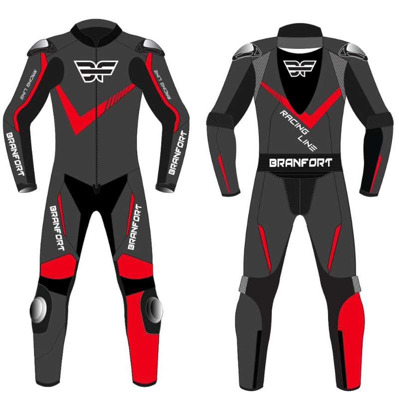 Branfort Leather Motorcycle Suit with Custom Design