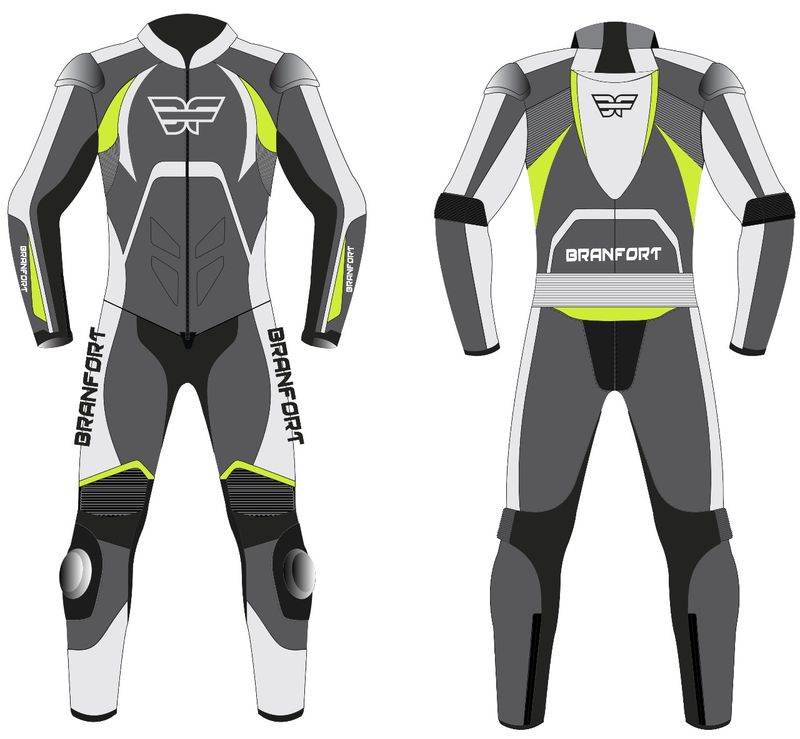 Branfort Leather Motorcycle Suit with Custom Design