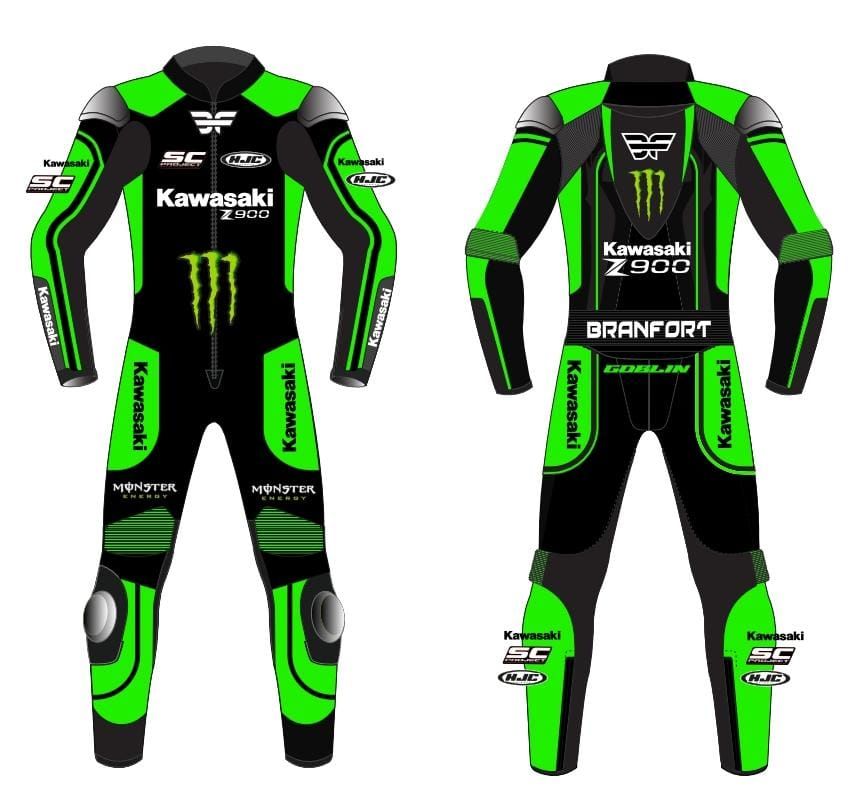 Branfort Leather Motorcycle Suit with Custom Design