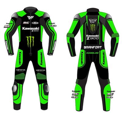 Branfort Leather Motorcycle Suit with Custom Design