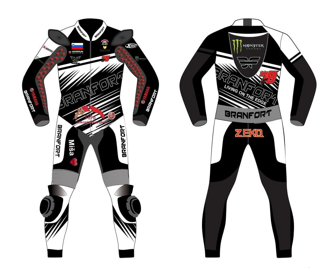 Branfort Leather Motorcycle Suit with Custom Design