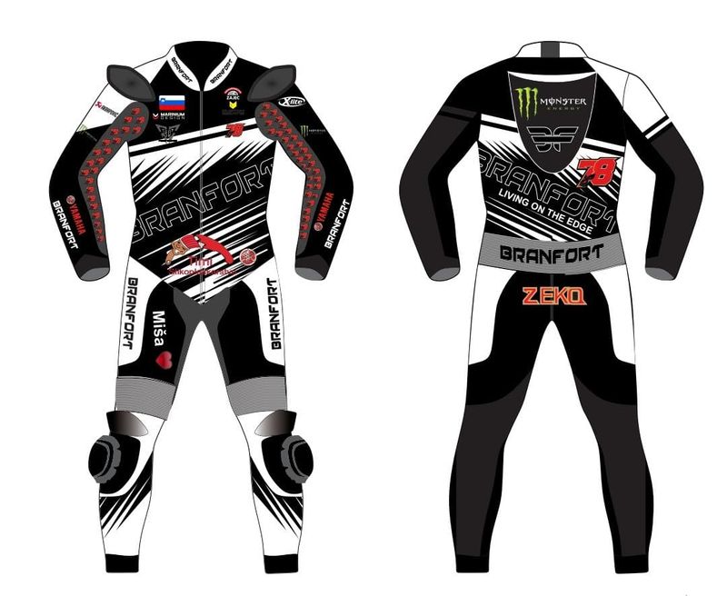 Branfort Leather Motorcycle Suit with Custom Design