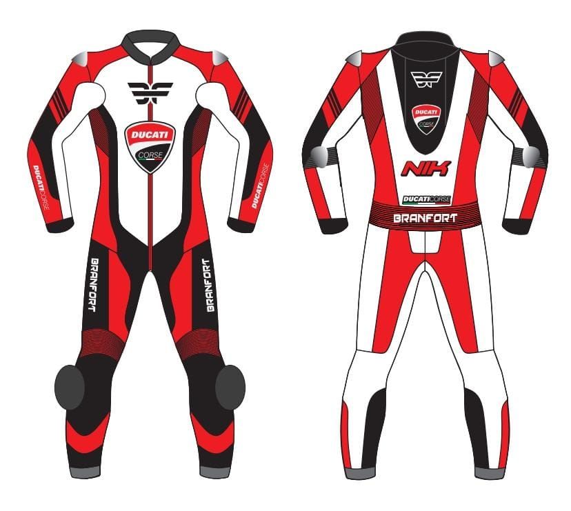 Branfort Leather Motorcycle Suit with Custom Design