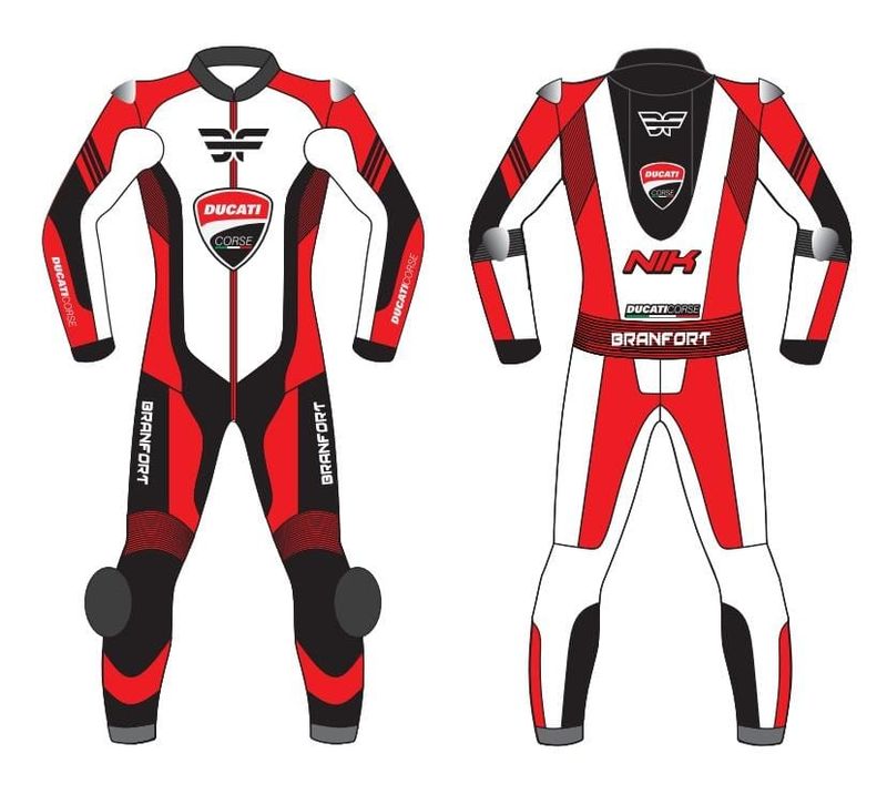 Branfort Leather Motorcycle Suit with Custom Design
