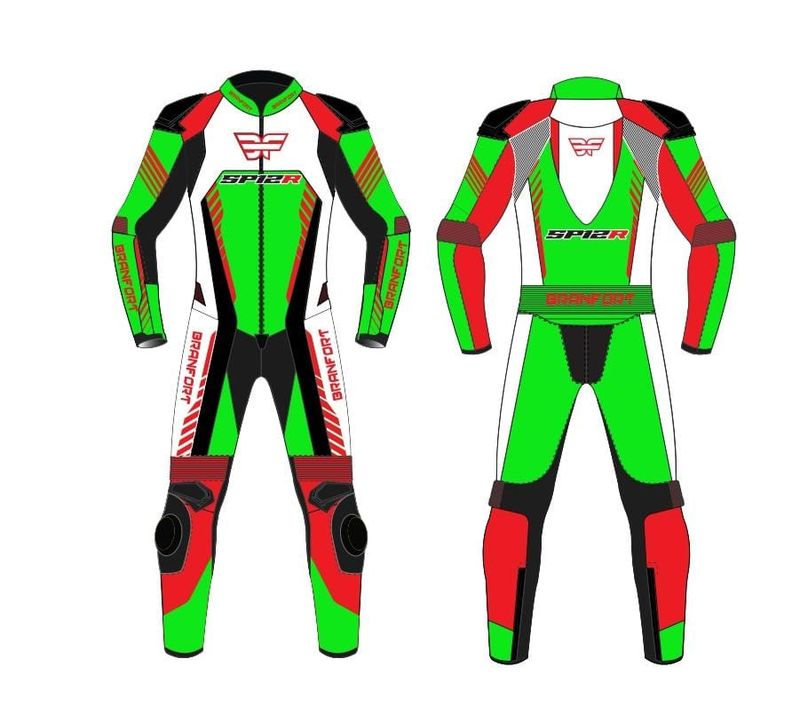 Branfort Leather Motorcycle Suit with Custom Design