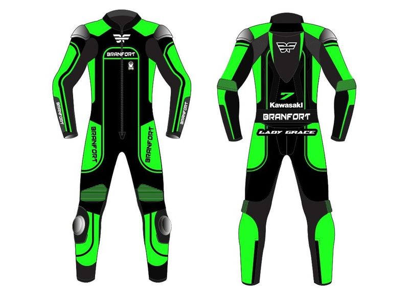 Branfort Leather Motorcycle Suit with Custom Design