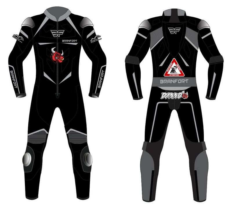 Branfort Leather Motorcycle Suit with Custom Design
