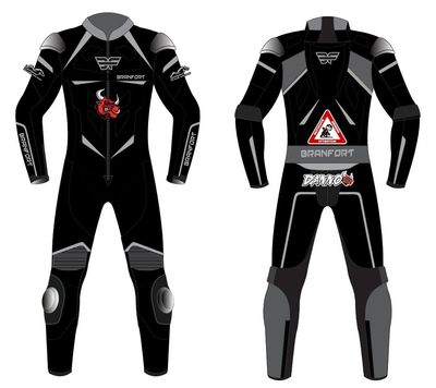 Branfort Leather Motorcycle Suit with Custom Design