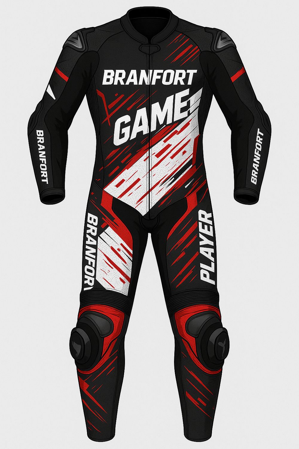 Branfort Leather Motorcycle Suit with Custom Design