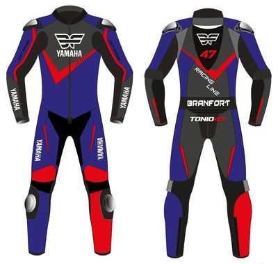 Branfort Leather Motorcycle Suit with Custom Design