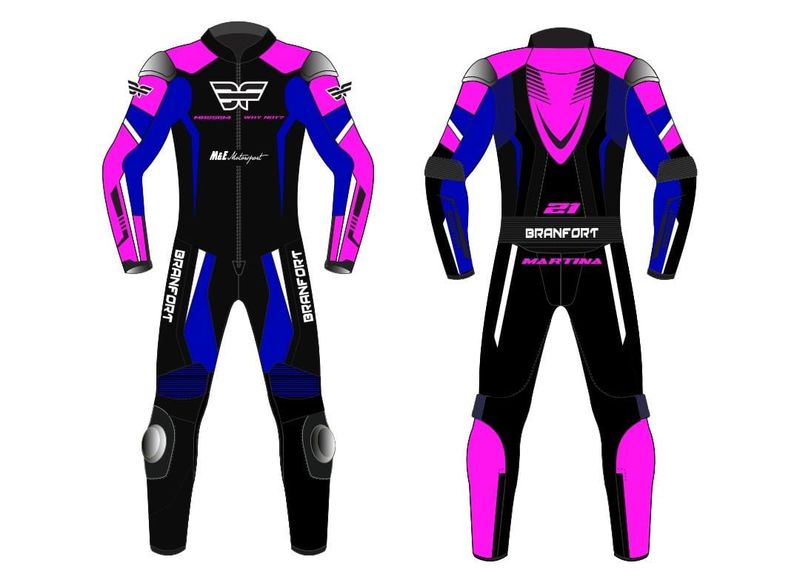 Branfort Leather Motorcycle Suit with Custom Design