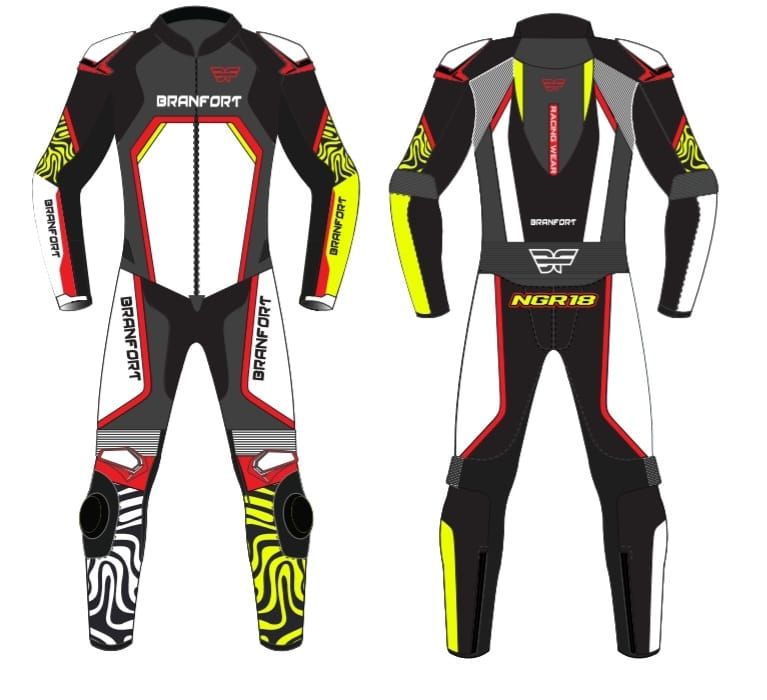 Branfort Leather Motorcycle Suit with Custom Design