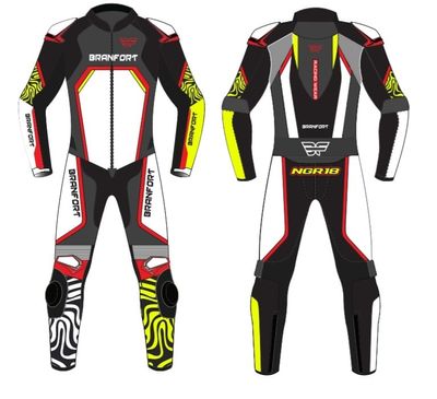 Branfort Leather Motorcycle Suit with Custom Design