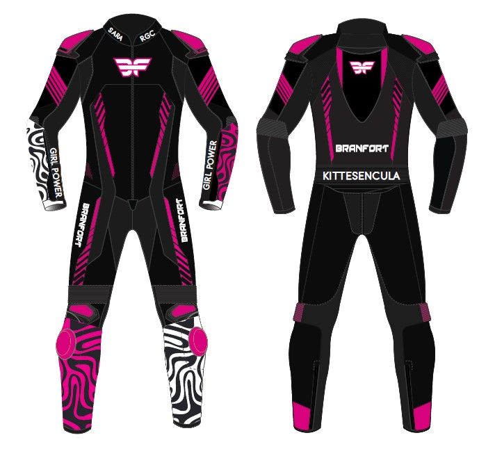 Branfort Leather Motorcycle Suit with Custom Design