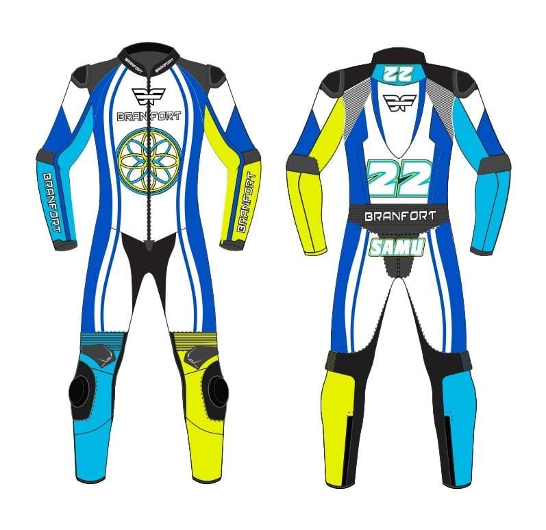 Branfort Leather Motorcycle Suit with Custom Design