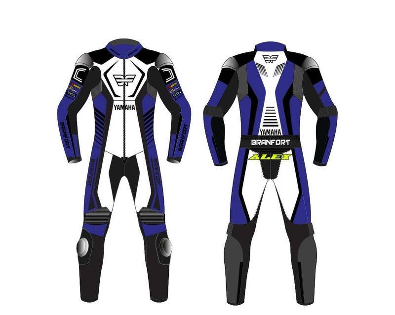 Branfort Leather Motorcycle Suit with Custom Design