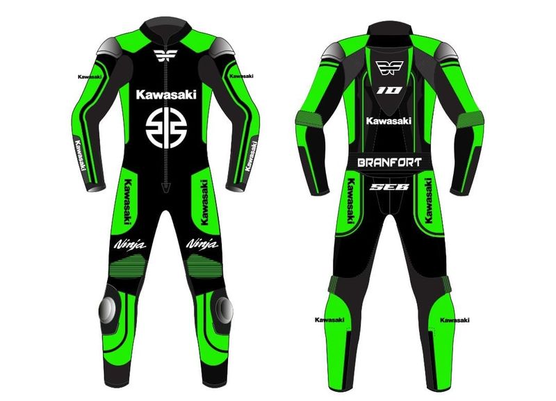 Branfort Leather Motorcycle Suit with Custom Design