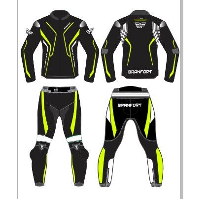 Kožená motocyklová kombinéza  s vlastním designem