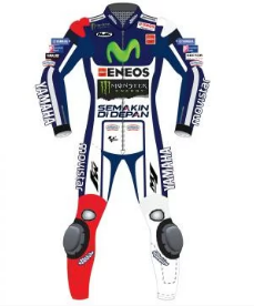 Leather Yamaha Motorcycle Suit with Custom Design