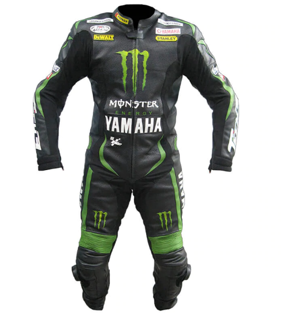 Leather Yamaha Motorcycle Suit with Custom Design