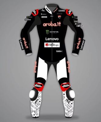 Leather Yamaha Motorcycle Suit with Custom Design