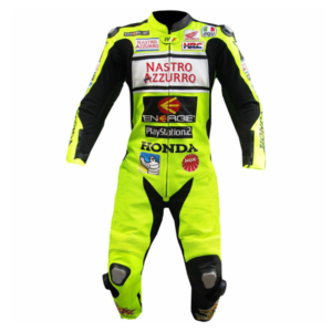 Leather Honda Motorcycle Suit with Custom Design