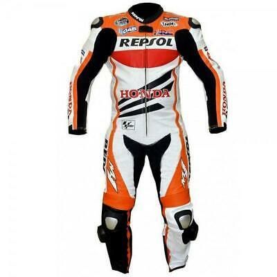Leather Honda Motorcycle Suit with Custom Design