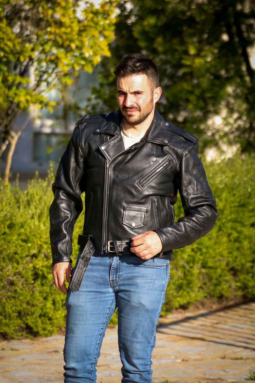 BRANFORT BACKSTREETS - LEATHER MOTORCYCLE JACKET