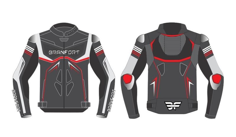 Leather Motorcycle Jacket Branfort