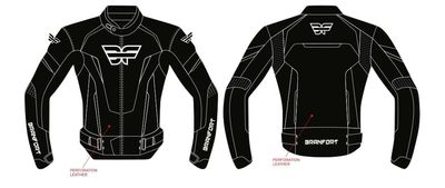 Leather Motorcycle Jacket Branfort